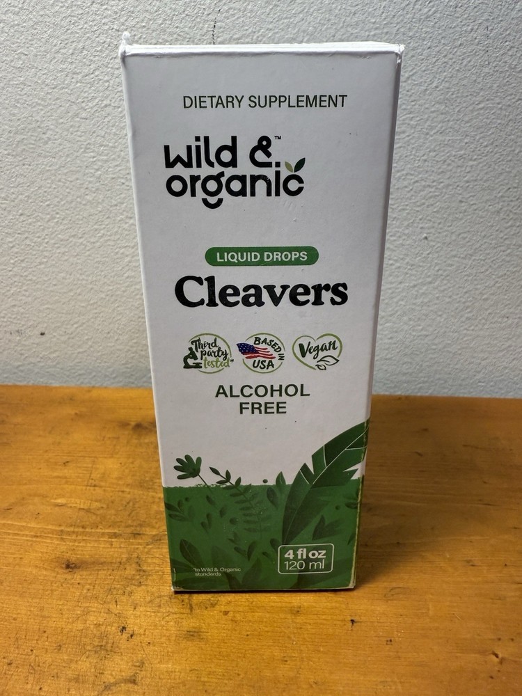 Cleavers Tincture – Herbal Detox W/Cleavers Herb – Alcohol Free Cleavers 4 fl oz