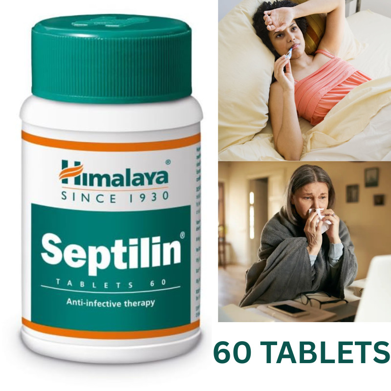 Herbal Septilin Tablets by hemalaya for boost immunity for Youth & adult 60 tabs