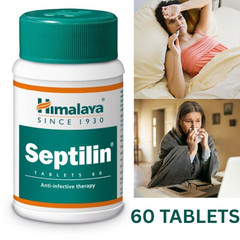 Herbal Septilin Tablets by hemalaya for boost immunity for Youth & adult 60 tabs
