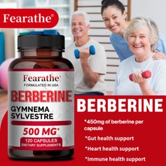 Berberine 450 mg 120 Capsules High Strength Blood Sugar Immune support