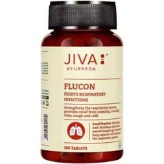 2 X Jiva Ayurveda Flucon Tablets (120tab) pack of 2