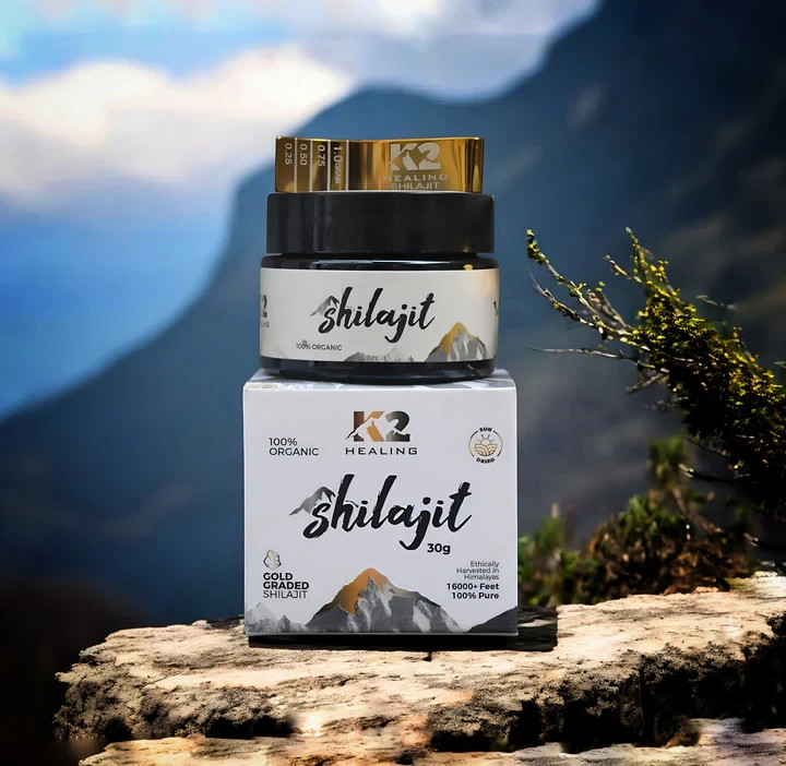 Pure Himalayan Shilajit Resin 20g Authentic k2healingshilajit Lab Tested