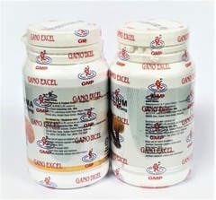 2 Bottles Gano Excel Excellium 90 + 2 Bottles Ganoderma 90 Capsules Reishi USA
