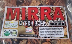 4oz Mirra Cascara/corteza, mirra infusion/tea, Myrrh bark, sangrado de encias !!