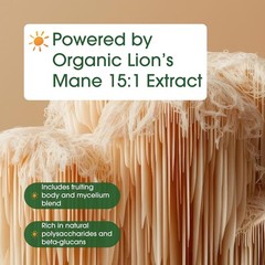 Lions Mane Mushroom Supplement Capsules 9,000mg, 240 Capsules | 120 Days Supply
