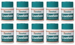 10 packs X Himalaya Confido Tablets (60tab) Tablets/ free shipping