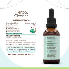 HerbEra Parasitix Cleanse Alcohol-FREE Tincture. Purge Formula