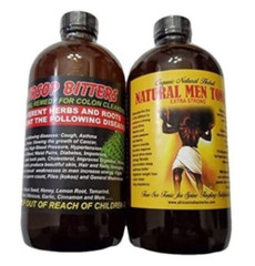 Soursop Bitters & Organic Natural Men Tonic by AIH 16 oz. (Pack of 2)