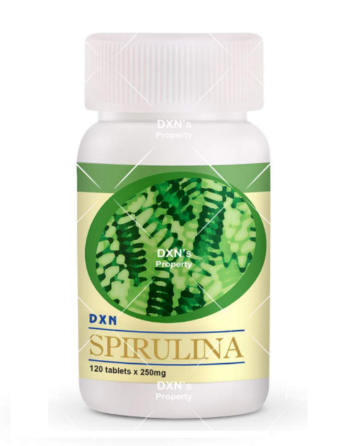 🌿 DXN Spirulina Tablets – 120 Tablets x 250mg | Superfood for Energy, Vitality