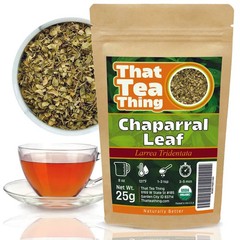 Organic Chaparral Leaf Tea Wild-Crafted Herbal Infusion Dried Natural Herb