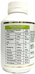 Dxn Spirulina Capsules 100% Organic & Vegetarian, 300 Mg, 360 Capsules by DXN