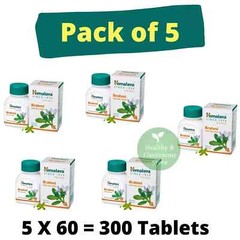 Himalaya Brahmi 60 Tablets (Pack of 5) – Natural Brain Support – Exp. 03/2027