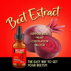 Beet Root Extract Liquid Drops Drink Mix – Make Beets Easy – DXL – USA Grown