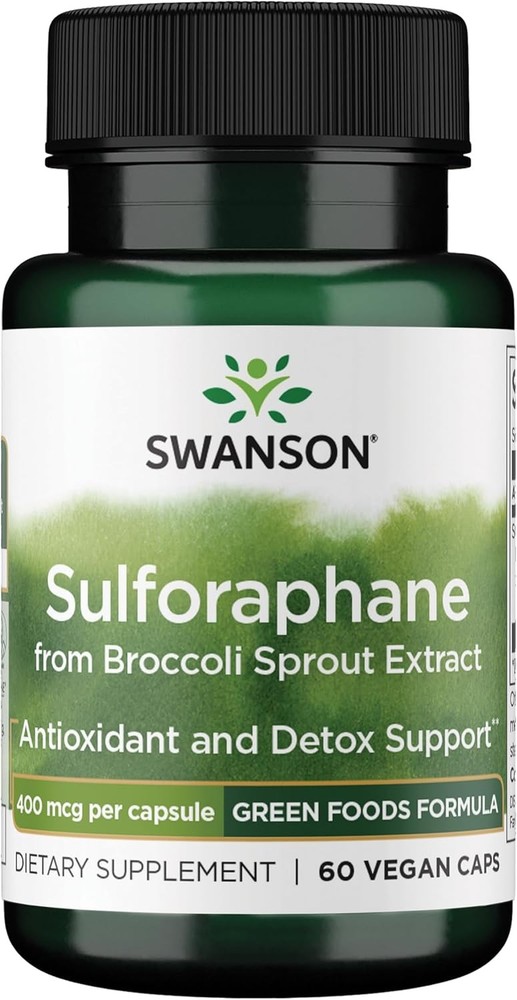 Swanson Sulforaphane – Broccoli Sprout Extract 60 Count (Pack of 1)