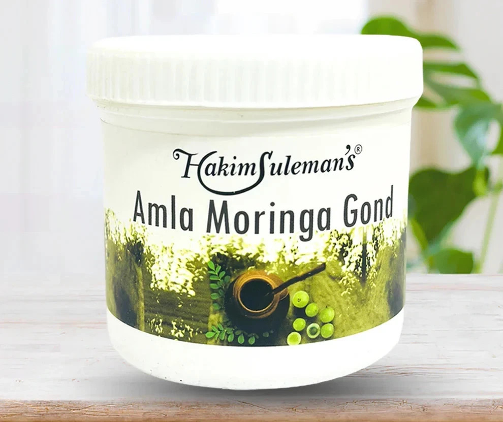Hakim Suleman’s Amla Moringa Gond – Ayurvedic Herbal Wellness Formula