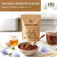 Instant Chicory Root Powder 227 Gram (0.5 Lb / 8 Oz) | Roasted & Granulated | Gl