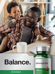 Ashwagandha Capsules 1380mg | 180 Count | Non-GMO, Gluten Free | by Horbaach