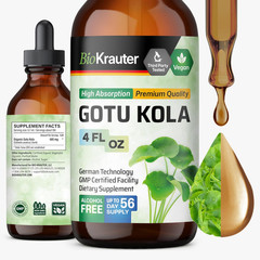 ® Сentella Asiatica (Gotu Kola)- Liquid Drops Gotu Kola Extract 685 Mg/Serving 2