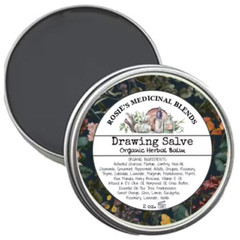 ORGANIC BLACK DRAW SALVE | Bug Bites | Stings | Slivers | Boils| Cysts | Zits