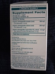 Himalaya Organic Ashwagandha 30 Capsules EXP 4/2029 FAST SHIPPING