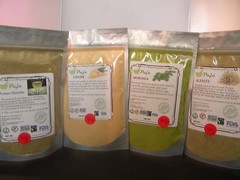 GINGER MACA MORINGA SPIRULINA TURMERIC ALFALFA powder root leaf bark PAJE 4 8 16