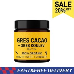 African GRES CACAO with ORGANIC 100% Natural Extract Oil, Longer & thicker 1.7oz