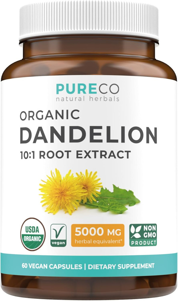 USDA Organic Dandelion Root Extract – High Potency 10:1 Dandelion Root Supplemen