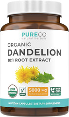 USDA Organic Dandelion Root Extract – High Potency 10:1 Dandelion Root Supplemen
