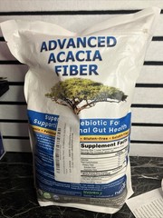 Advanced Acacia Fiber Powder 2.5 Ibs Soluble Fiber Leaky Gut Repair Powder@E