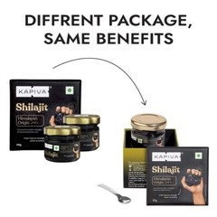 Kapiva Himalayan Shilajit Resin 40g | 160 Servings | Boost Energy & Vitality |