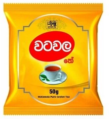 Tea Ceylon Watawala Pure Natural Black Quality 100% High Premium Organic 50g