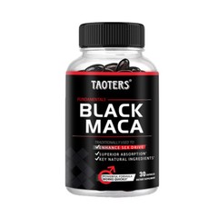Black Maca – High Strength Maca 1000mg – 30 to 120 Vegan Capsules