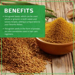 Fenugreek Seeds Non-GMO Gluten Free Non Irradiated Whole 2.5 LB Bulk