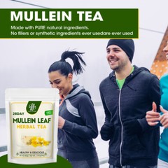 Mullein Leaf Tea for Lung Cleanse Herbal Leaf of Flowers Detox Enhance Immune