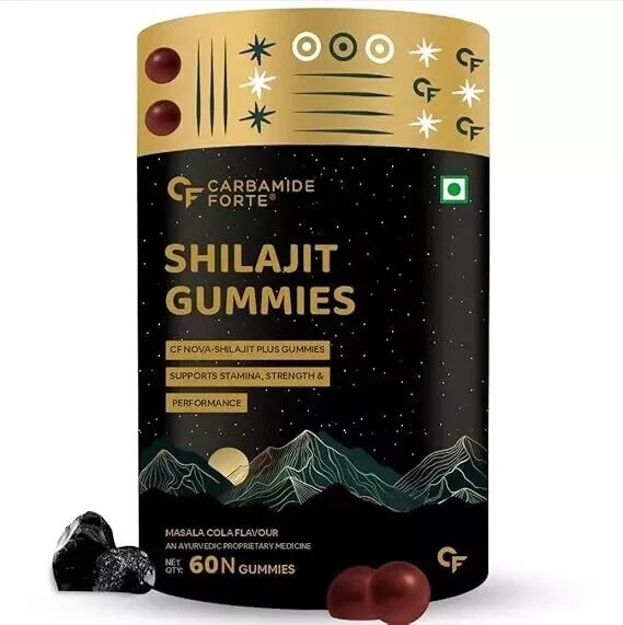 Himalayan Shilajeet /Shilajeet Gummies Extremely Potent, Ashwagandha 60N