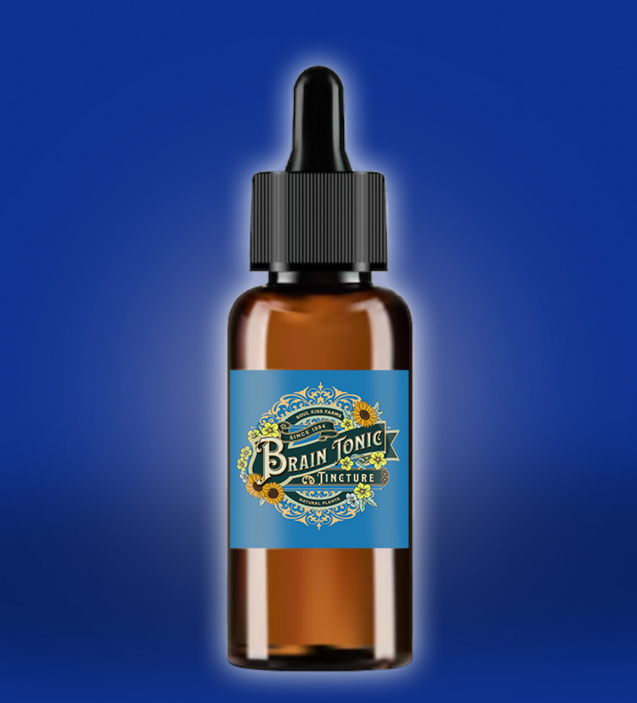 Brain Tonic Natural Organic Brain Tincture Nootropic Brain Health Memory Focus