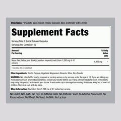 Maca Root Capsules 150 Count | Non-GMO, Gluten Free | Energy & Hormone Support