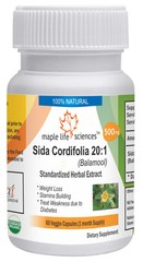 Sida Cordifolia 20:1 Extract Capsule Balamool Pure & High Quality