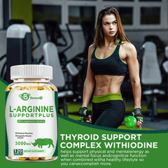 L-Arginine & Maca Root Capsules Natural Energy Stamina Performance Support
