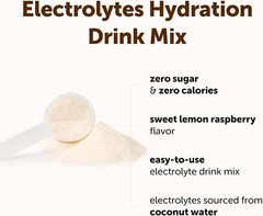 Micro Ingredients Electrolyte Powder, 2 Lbs (139 Servings) | Lemon Raspberry Fla