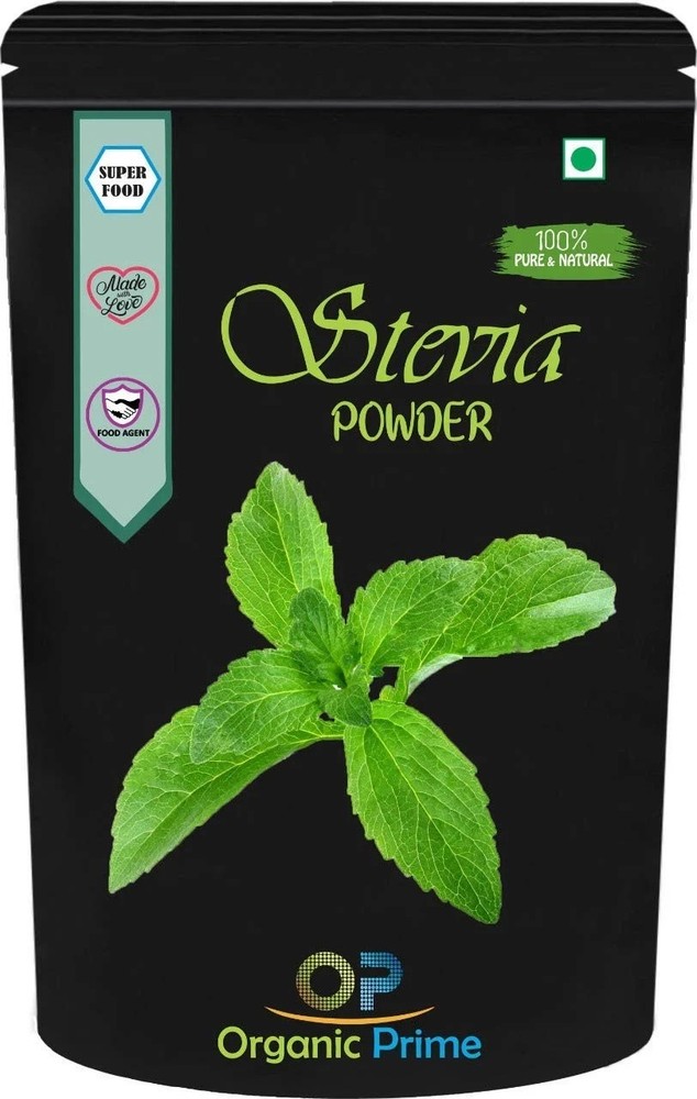 Organic Prime Green Stevia Leaf Powder | Helps to Control Blood Sugar 100 GM