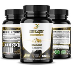 Himalayan Premium Pure Shilajit 360 Caps, IMPROVES VIGOR-VITALITY (3 Pack) USA