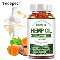Oil Fudge Supplements Calm Sleep Stress Anxiety Pain Relax Relief 60 Gummies