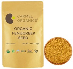 USDA Organic Fenugreek Seeds 8oz | Non-GMO | No Preservatives | Indian Origin