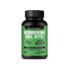 Berberine Hcl 97% Supplement,Supports Glucose Metabolism 30/60/120 Capsules