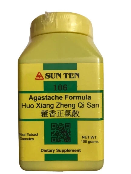Sun Ten – AgastaPogostemon Formula / Huo Xiang Zheng Qi San / 100gm Granule