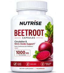 NUTRISE Beetroot Capsules – Beet Root Powder with Grape Seed Extract, Non-Gmo, D