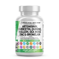 Clean Nutraceuticals Artemisinin Quercetin 60 Count (Pack of 1), Light Brown