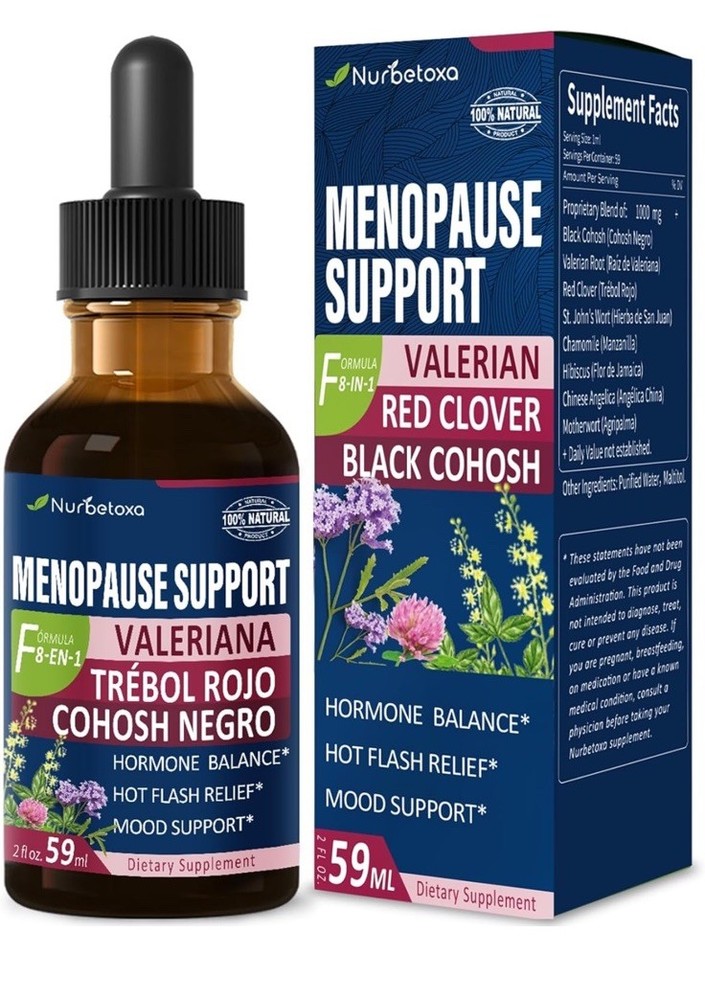 Valerian Root Sleep Aid Drops, Gotas de Glicinato y 2 Fl Oz (Pack of 1) S2