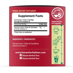 Soursop Tea Bags 100% Natural Hojas de Guanabana Leaves Graviola Tea from Peru